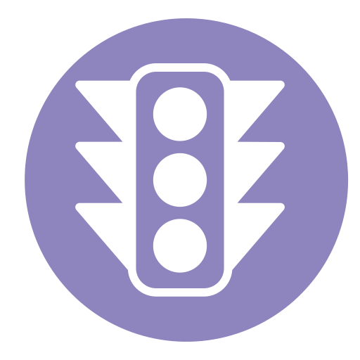 semáforo Generic Flat icono