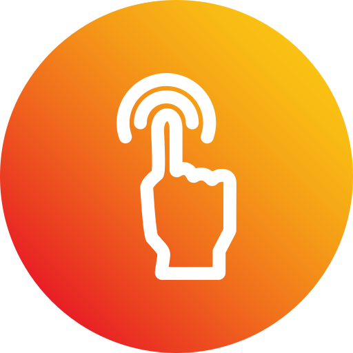 Touch screen Generic Flat Gradient icon
