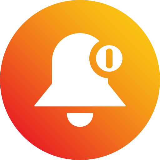 campana de notificación Generic Flat Gradient icono