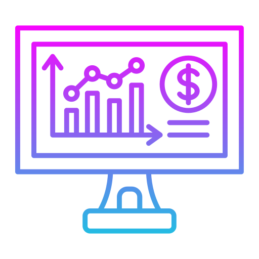 mercato azionario Generic Gradient icona