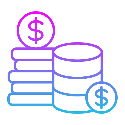 moedas Generic Gradient Ícone