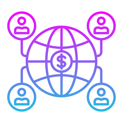 connessione globale Generic Gradient icona