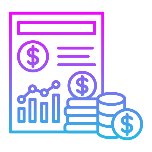 소득 Generic Gradient icon