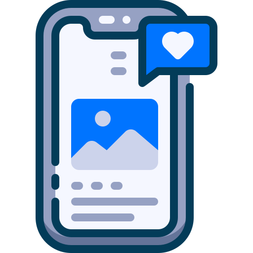 sociale media Generic Blue icoon