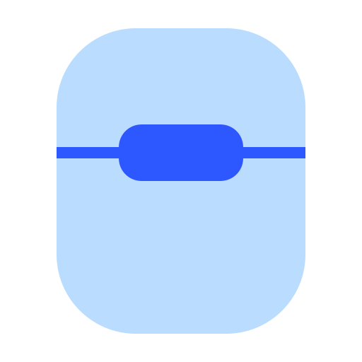 airpods Generic Blue Icône