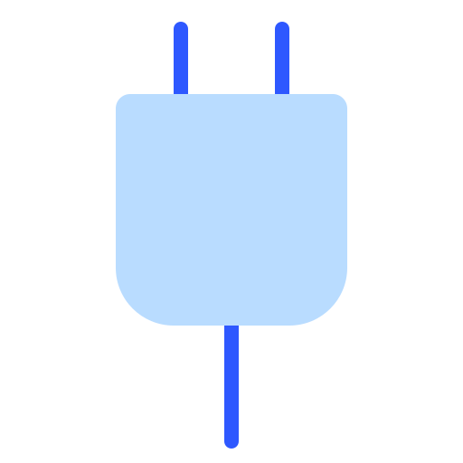 Électricité Generic Blue Icône