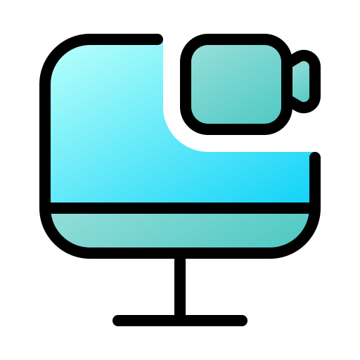 Video call Generic Outline Gradient icon