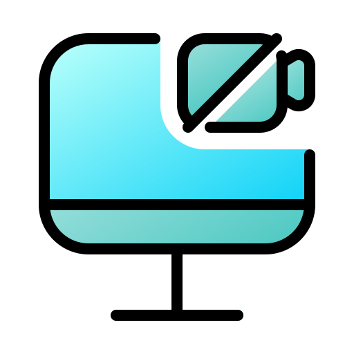 videoanruf Generic Outline Gradient icon