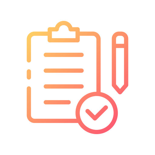 Assignment Good Ware Gradient icon