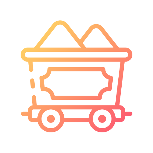 Mining cart Good Ware Gradient icon