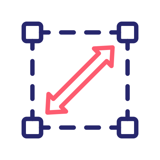 Scalability Generic Outline Color icon