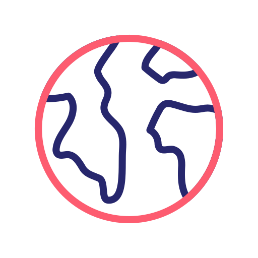 世界 Generic Outline Color icon