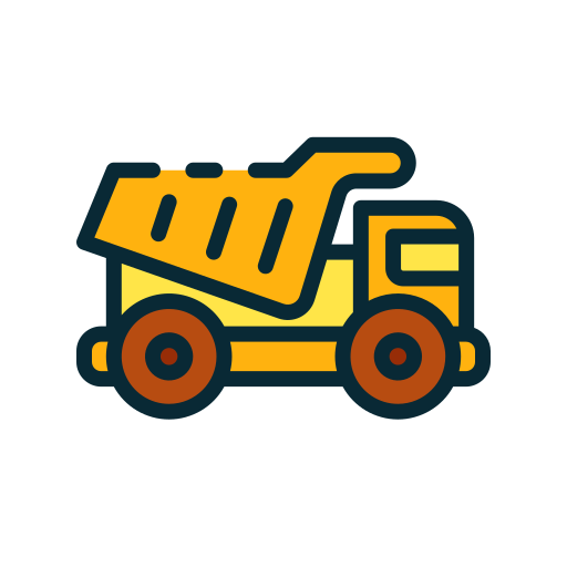 Dumper truck Good Ware Lineal Color icon