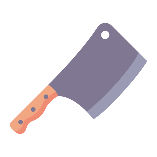 faca de cutelo Generic Flat Ícone