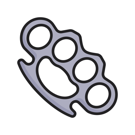 schlagring Generic Outline Color icon