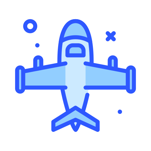 avión Darius Dan Blue icono