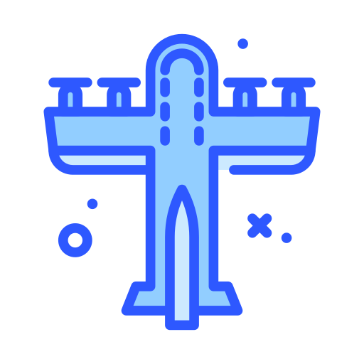 avión Darius Dan Blue icono