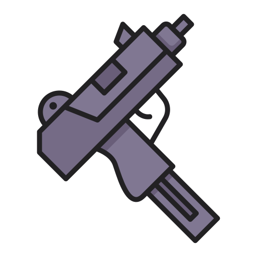Machine gun Generic Outline Color icon
