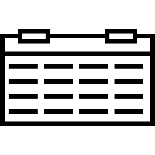 calendario Generic Detailed Outline icono