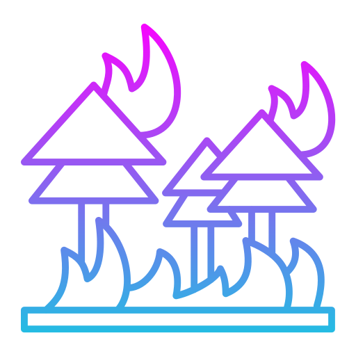 山火事 Generic Gradient icon