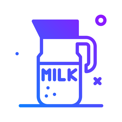 garrafa de leite Generic Gradient Ícone