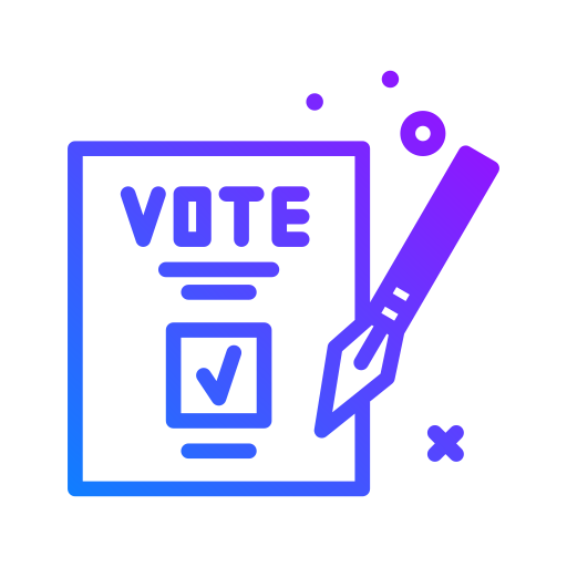 Vote Generic Gradient icon