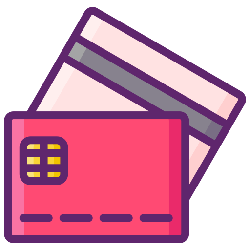 tarjeta de crédito Flaticons Lineal Color icono