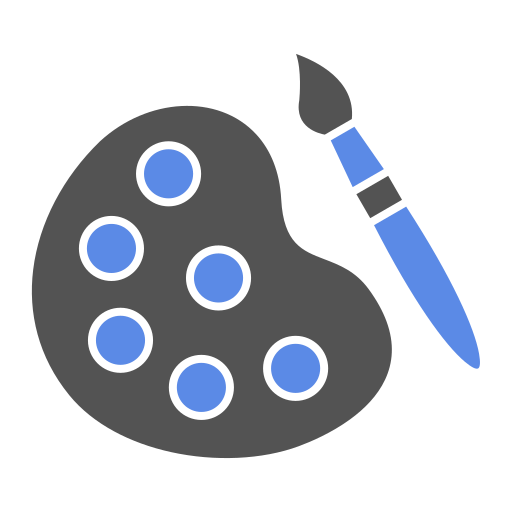 paleta de cores Generic Blue Ícone