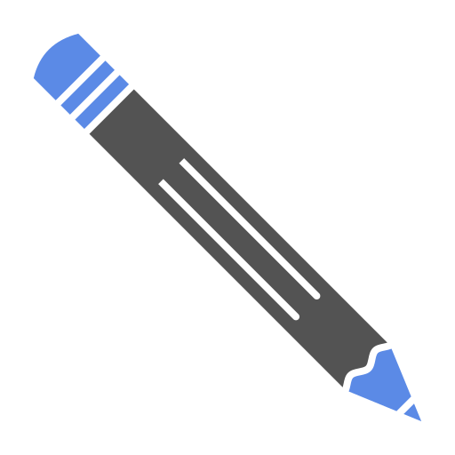 鉛筆 Generic Blue icon