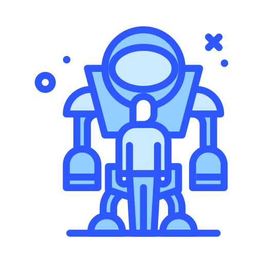 robot Darius Dan Blue icono
