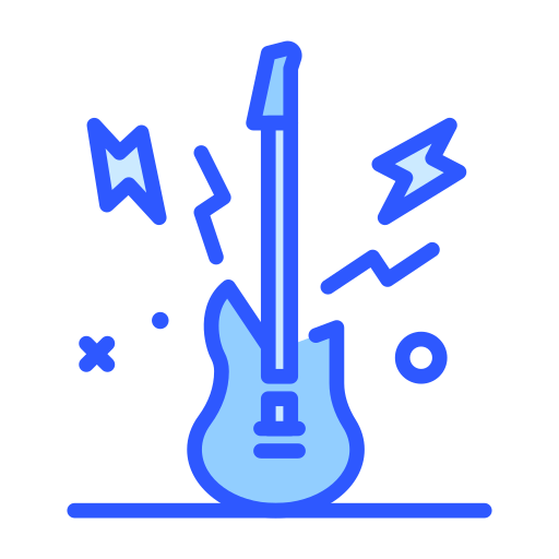 elektrische gitarre Darius Dan Blue icon
