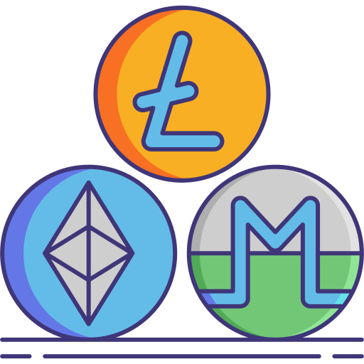 altcoin Flaticons Lineal Color ikona