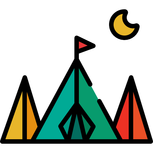 Camping Special Lineal color icon