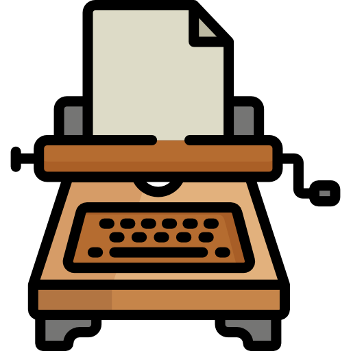 maszyna do pisania Special Lineal color ikona