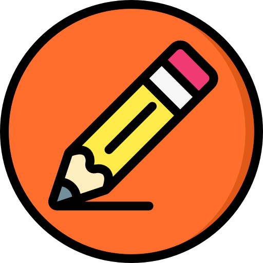 Pencil Basic Miscellany Lineal Color icon