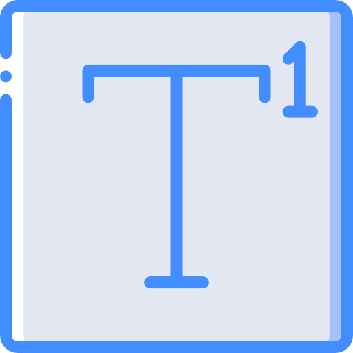 Superscript Basic Miscellany Blue icon