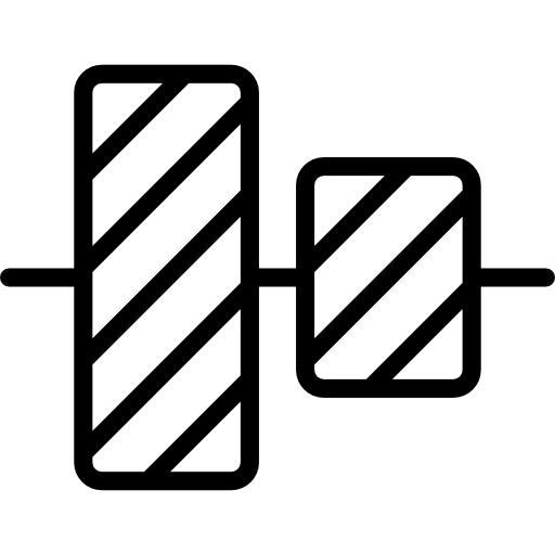 alineación central Basic Miscellany Lineal icono