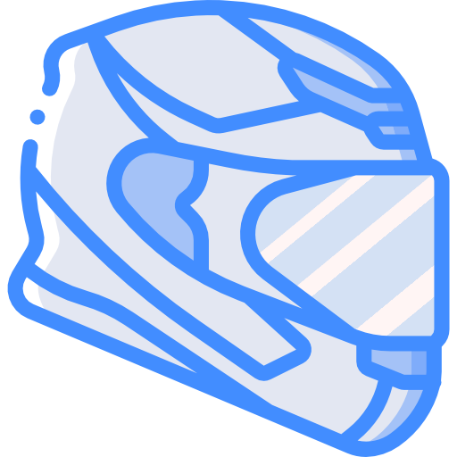 Helmet Basic Miscellany Blue icon