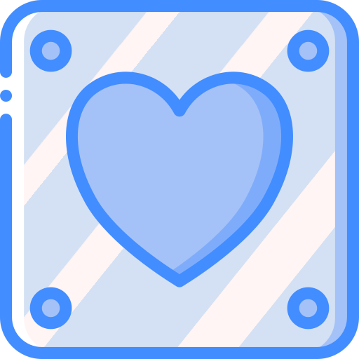 corazón Basic Miscellany Blue icono