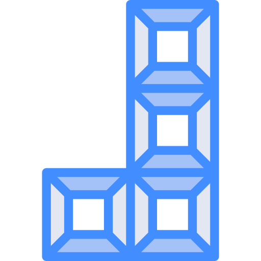 tetris Basic Miscellany Blue Ícone