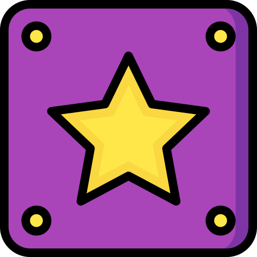 gwiazda Basic Miscellany Lineal Color ikona