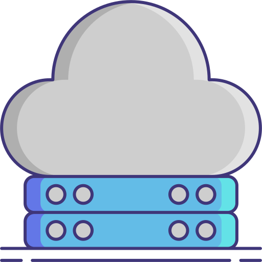 구름 Flaticons Lineal Color icon