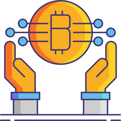 Bitcoin Flaticons Lineal Color icon