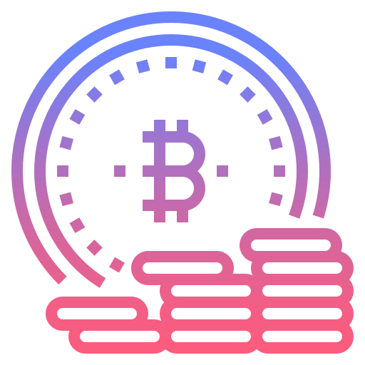bitcoin Nhor Phai Lineal Gradient icono