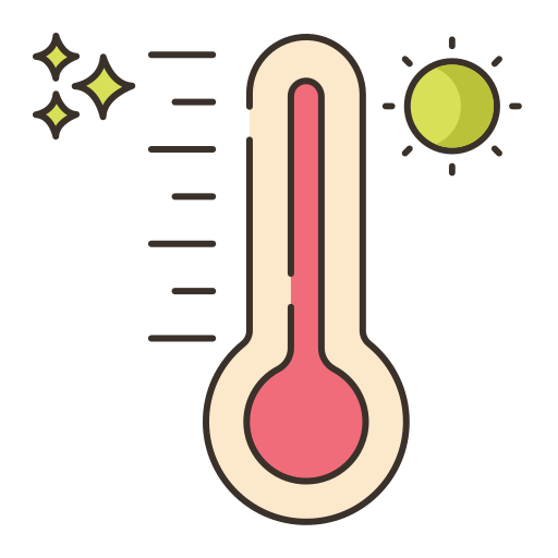 temperatura Flaticons Lineal Color icono