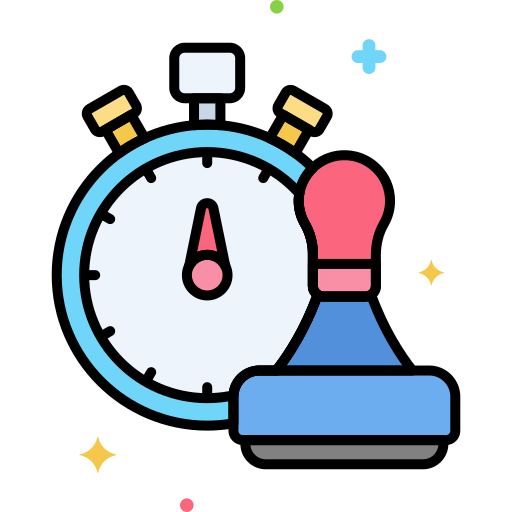 Timestamp Flaticons Lineal Color icon