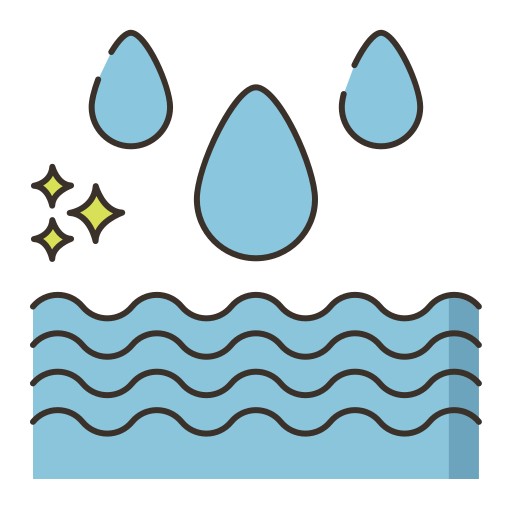wasser Flaticons Lineal Color icon