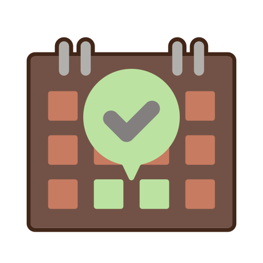 Booking Flaticons Lineal Color icon