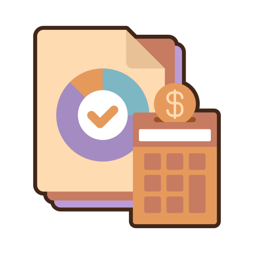budget Flaticons Lineal Color icon