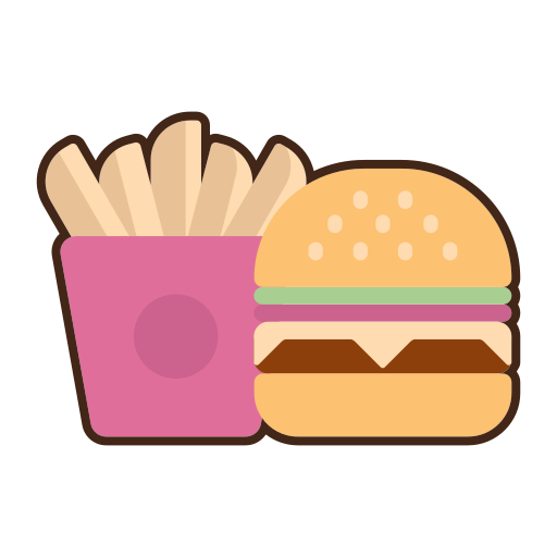 fast food Flaticons Lineal Color icoon